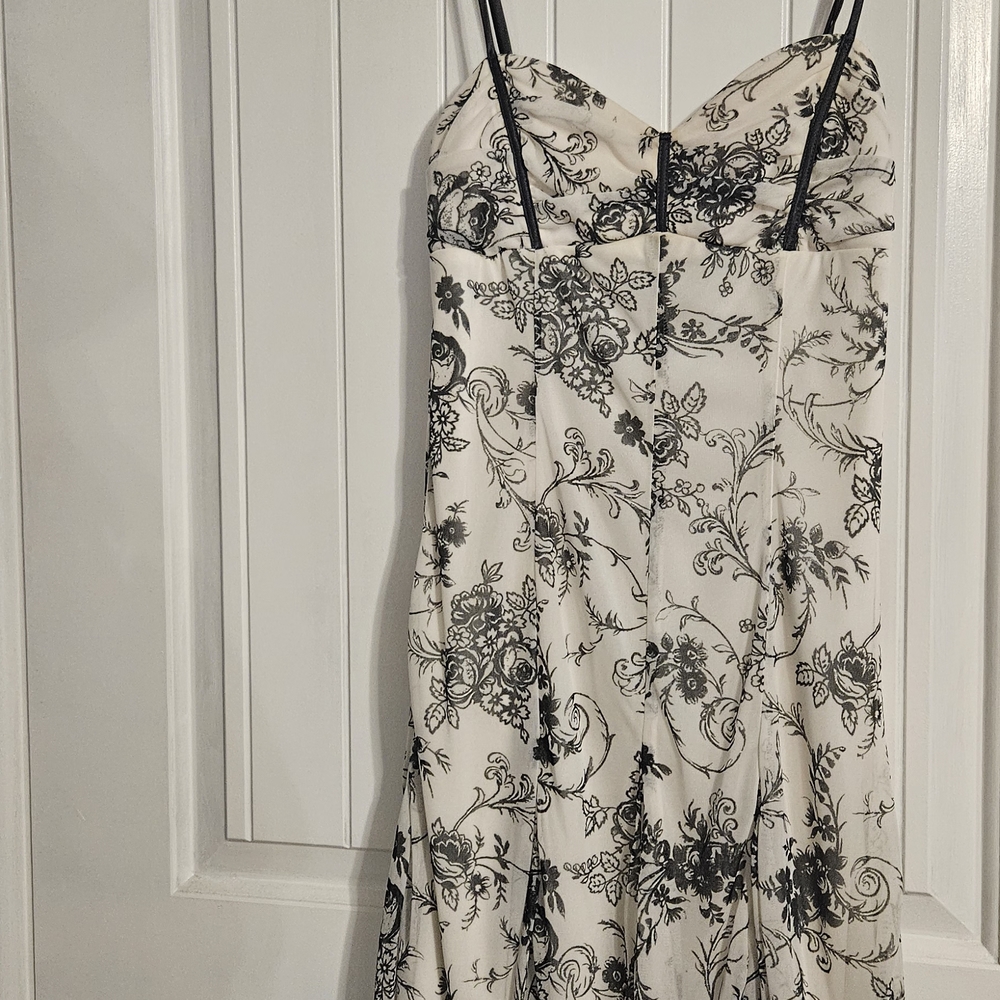 Studio Y Black and Gray Sleeveless Sundress